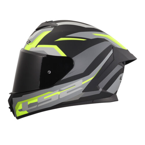 Kaciga LS2 Full Face FF820 RAPID III HYPER crno žuta