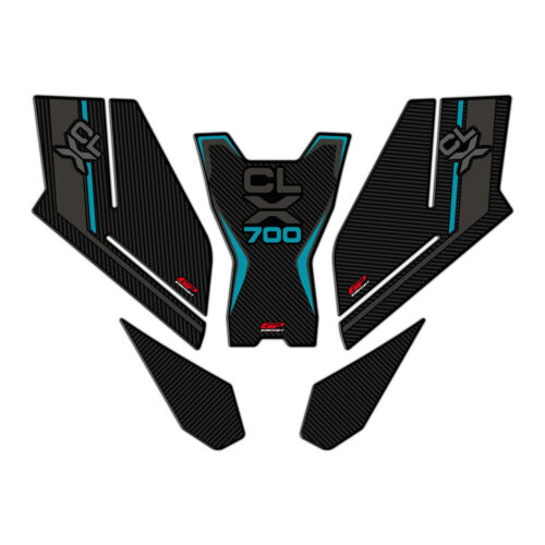 Nalepnice rezervoara TANK PAD CF MOTO 700 CL-X (22-23) tirkizne GP KOMPOZIT
