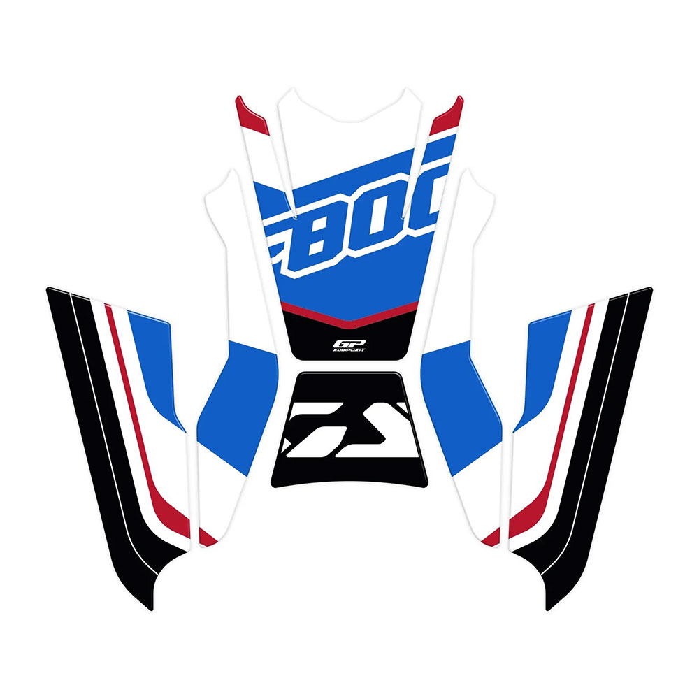 064bb699-27e9-4ada-974c-6412ff6b5a1b Nalepnice rezervoara TANK PAD set BMW F 800 GS (24 -) plavo belo crvena GP KOMPOZIT