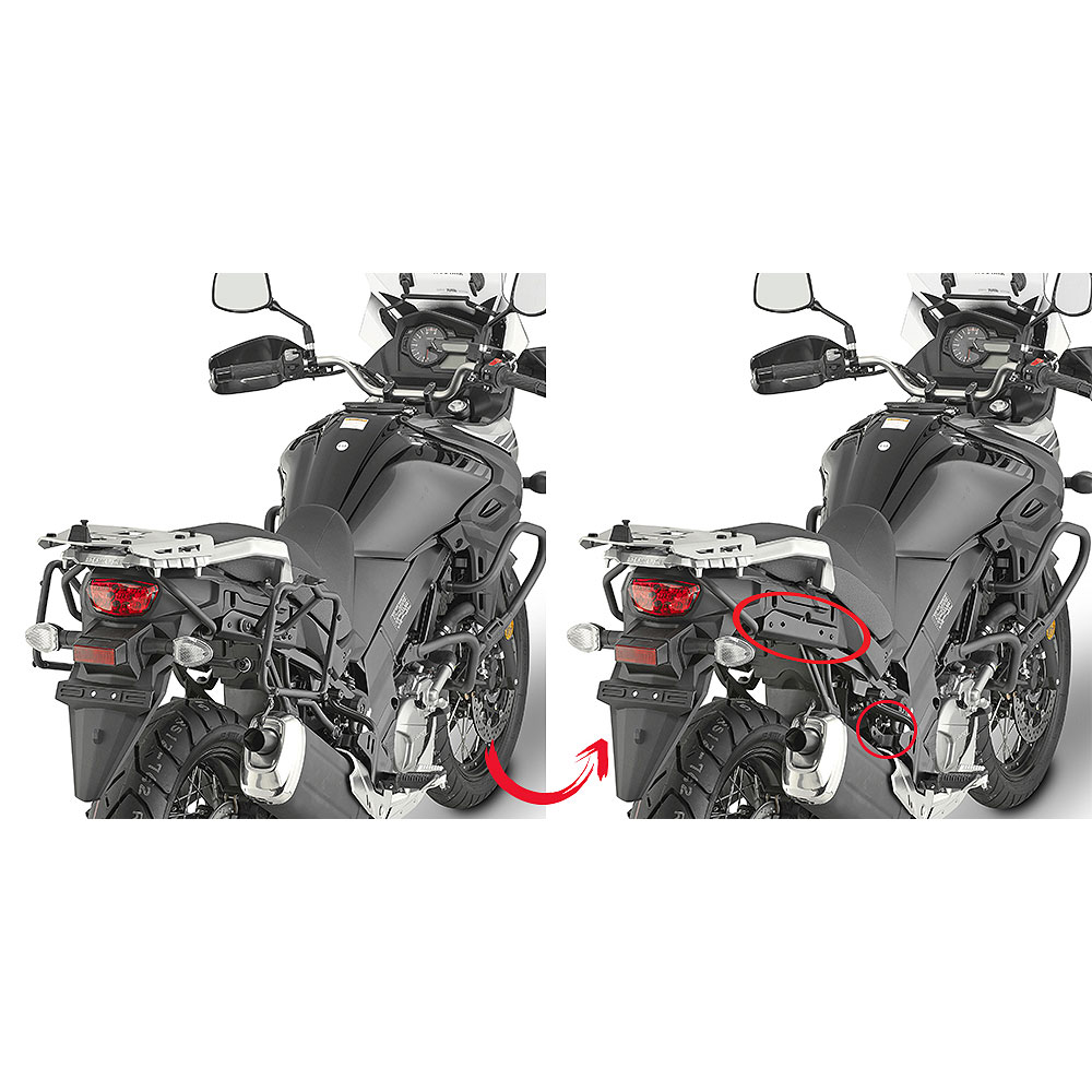 83674756-f39d-420b-9069-44113666f581 Nosač bočnih kofera GIVI Suzuki DL 650 V STROM (17-23) PLR3112