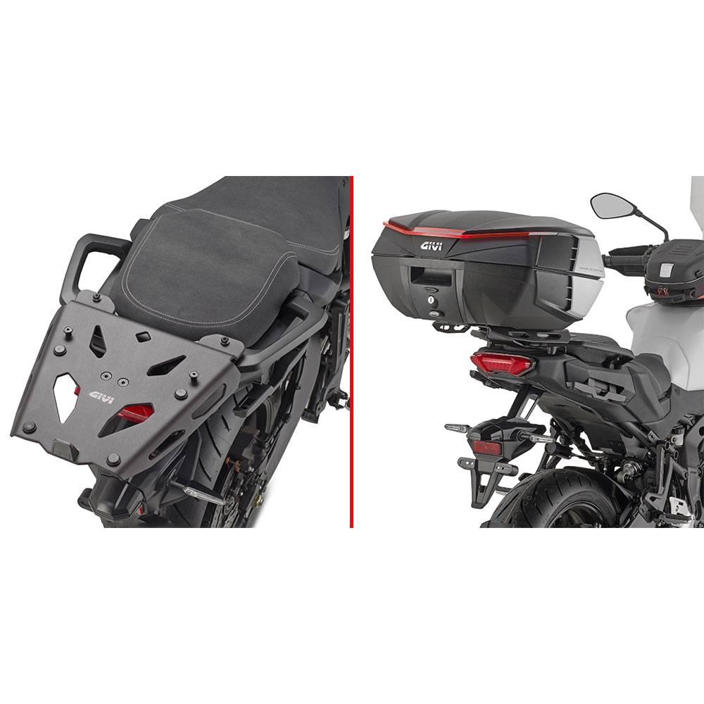 d4cba0a3-4e2b-4e76-82a8-1b189a9de2a2 Nosač centralnog kofera GIVI Yamaha TRACER 9/GT/GT+ (25-) SRA2171
