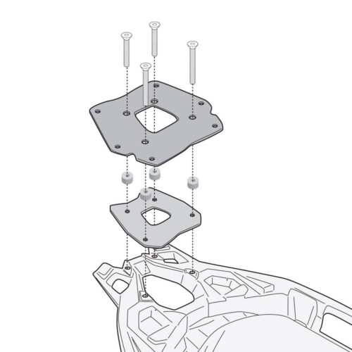 Nosač centralnog kofera Kappa BMW C 400 GT (19-23) KR5136