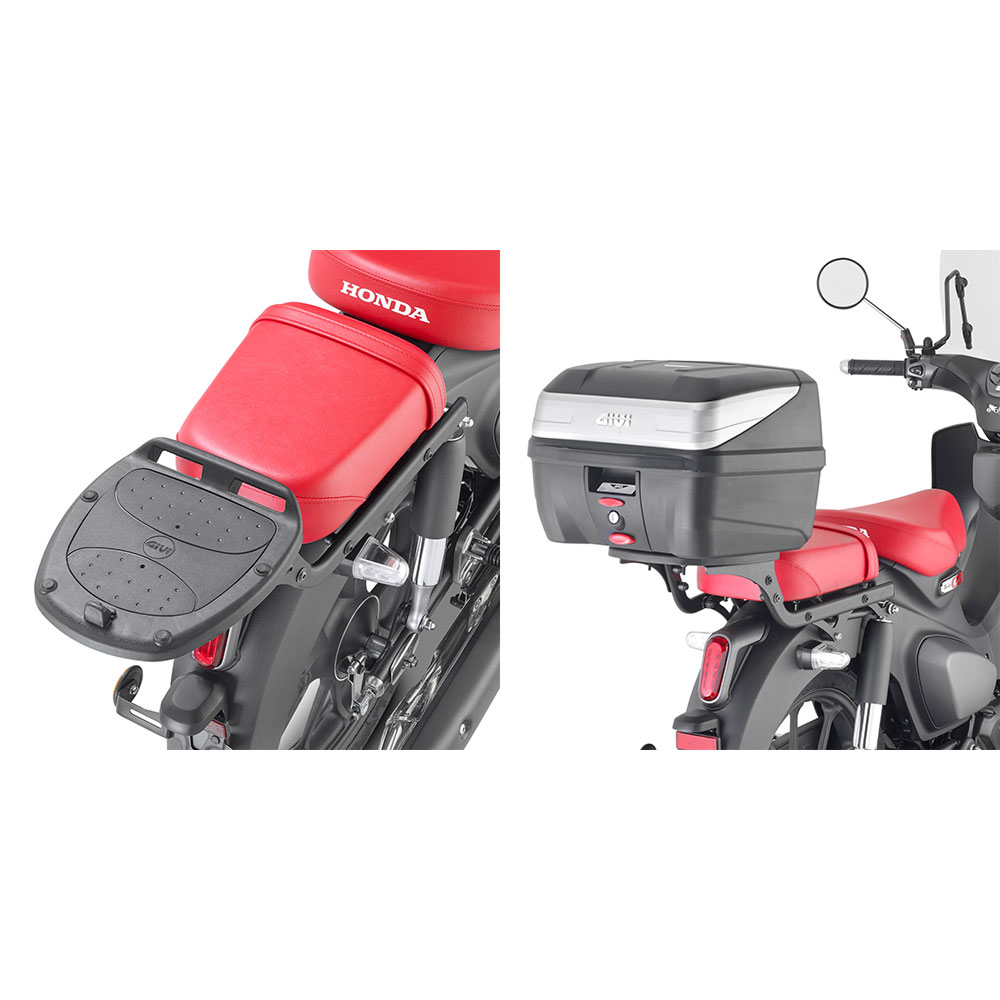 65946cd5-e960-4937-bebc-d85358357809 Nosač centralnog kofera Monolock GIVI Honda C 125 A SUPER CUB ( 21-25 ) SR1195