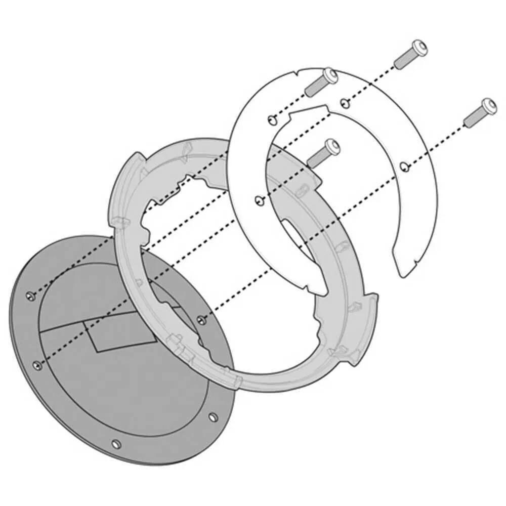 666511a8-7078-498d-aa81-1520f73702bd Nosač Tanklock torbe Kappa CF MOTO 650 MT BF66K