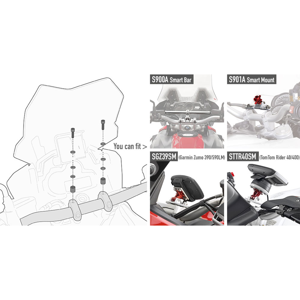 0ceb5cf9-a634-4e2d-9899-132ff27329d8 Set za montažu smart bara S900A / S901A GIVI