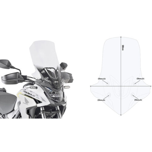 Vizir providni GIVI Honda CB 500 X (19-23) D1171ST