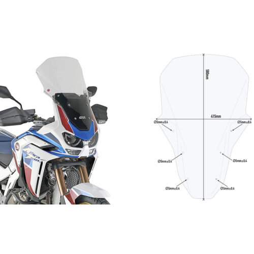 Vizir providni GIVI Honda CRF 1100 L Africa Twin Adventure Sports (20-25) D1178ST