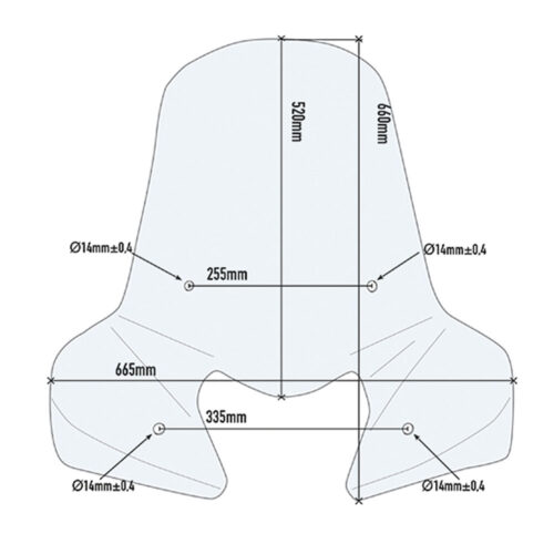 Vizir providni GIVI Honda SH 300 I (07-14) 308A