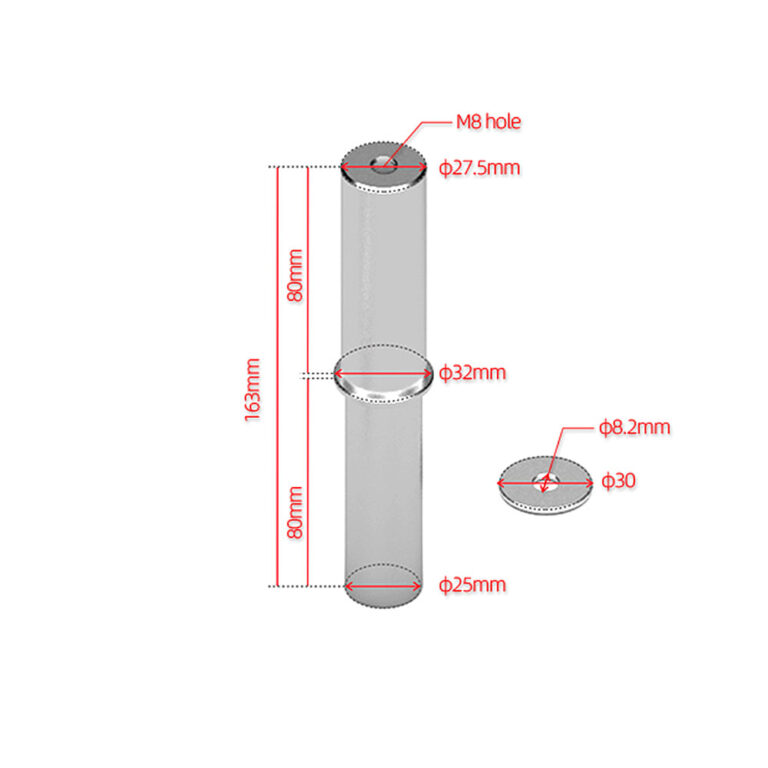 Pin za štender za Mono viljušku 27.5mm MB-MOTO