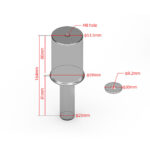 Pin za štender za Mono viljušku 53.5mm MB-MOTO