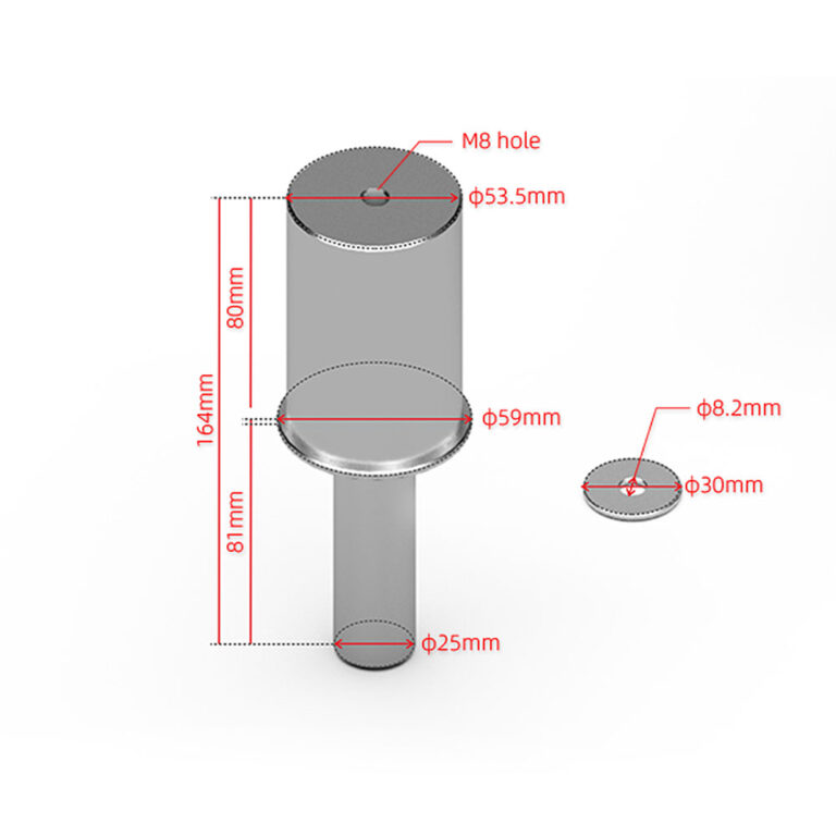 Pin za štender za Mono viljušku 53.5mm MB-MOTO