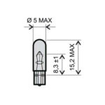 Sijalica 12V 1.2W ubodna RMS