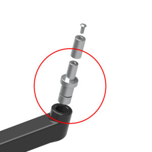 Adapter za pin za štender prednji na stub volana 13 mm MB-MOTO