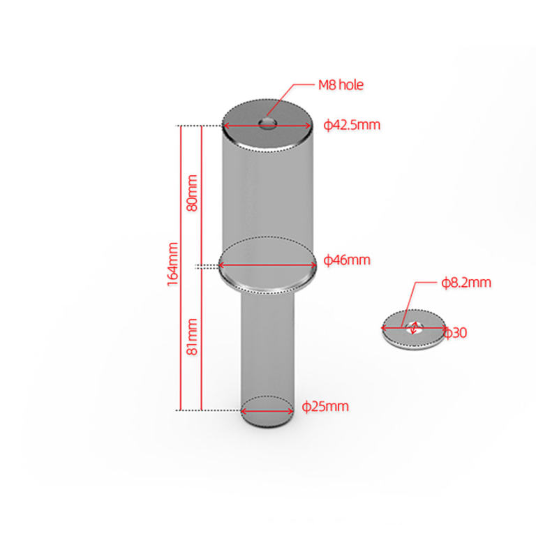 Pin za štender za Mono viljušku 42.5mm MB-MOTO