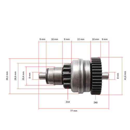 Bendiks Piaggio Vespa 125/150/180 (14/40) RMS