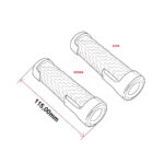 Gume ručke crne RMS dužina 115 mm zatvorene