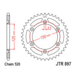 Lančanik zadnji JT JTR897-47 (520) 47 zuba