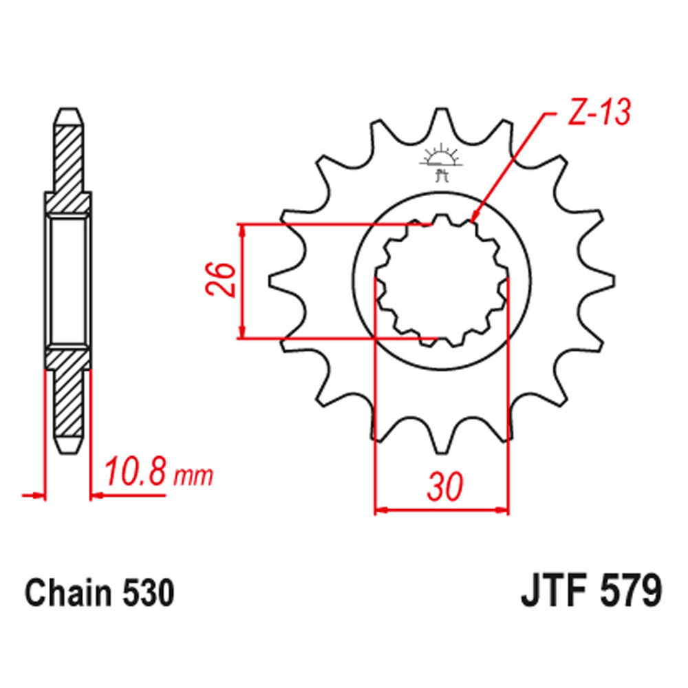 d85aaf02-da9a-4957-bcfe-c9a1a1a7bec9 Lančanik prednji JT JTF579-16-50-35016 (50) 16 zuba