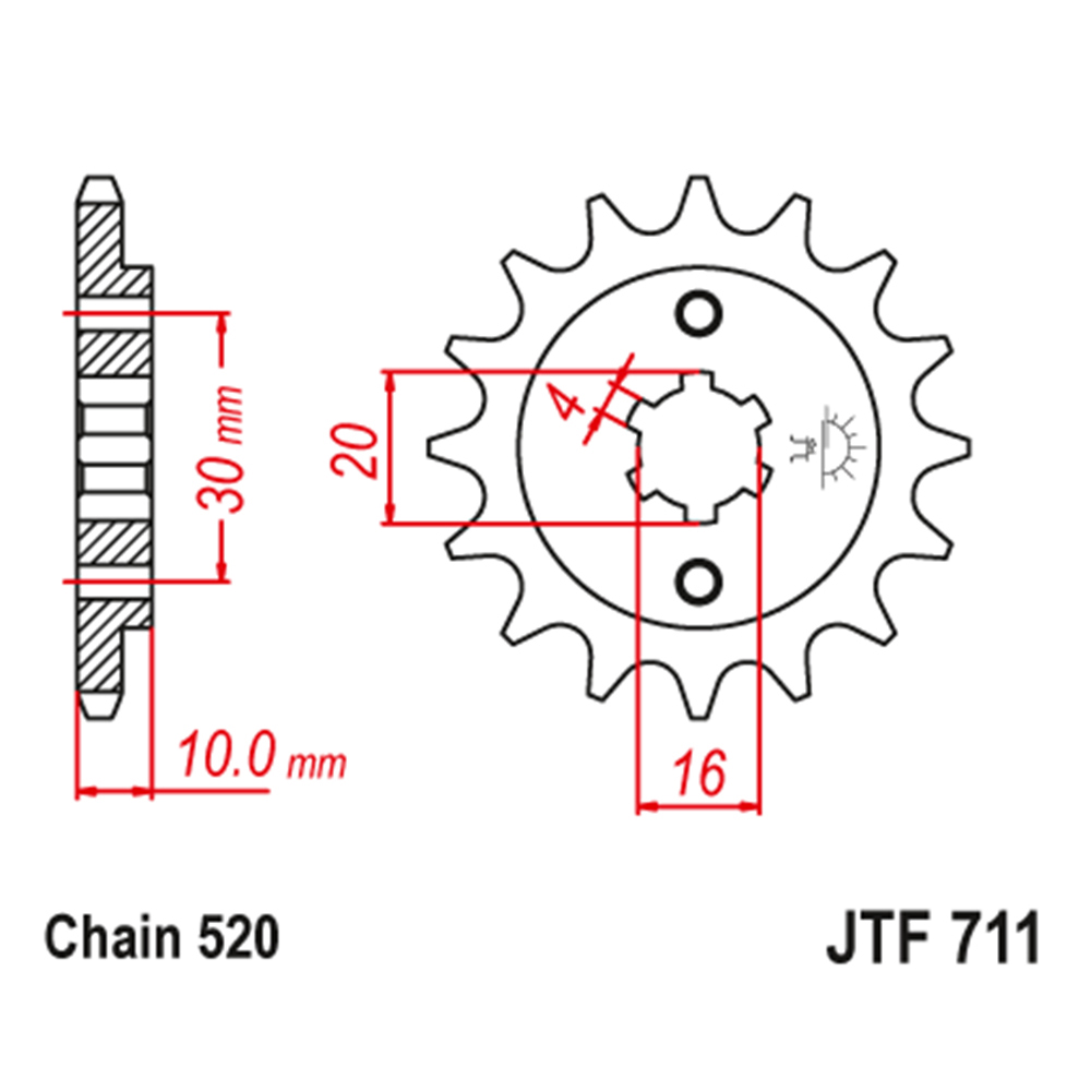 489209dd-1097-4fdd-8429-f99674ad17fe Lančanik prednji JT JTF711-14-50-32067 (520)14 zuba