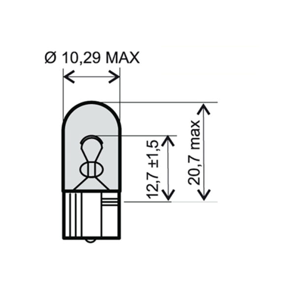 Sijalica 12V 3W ubodna RMS
