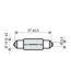 Sijalica 12V 5W T11x39 bela RMS
