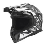 Kaciga LS2 Cross MX708 FAST II GROTESK crno siva