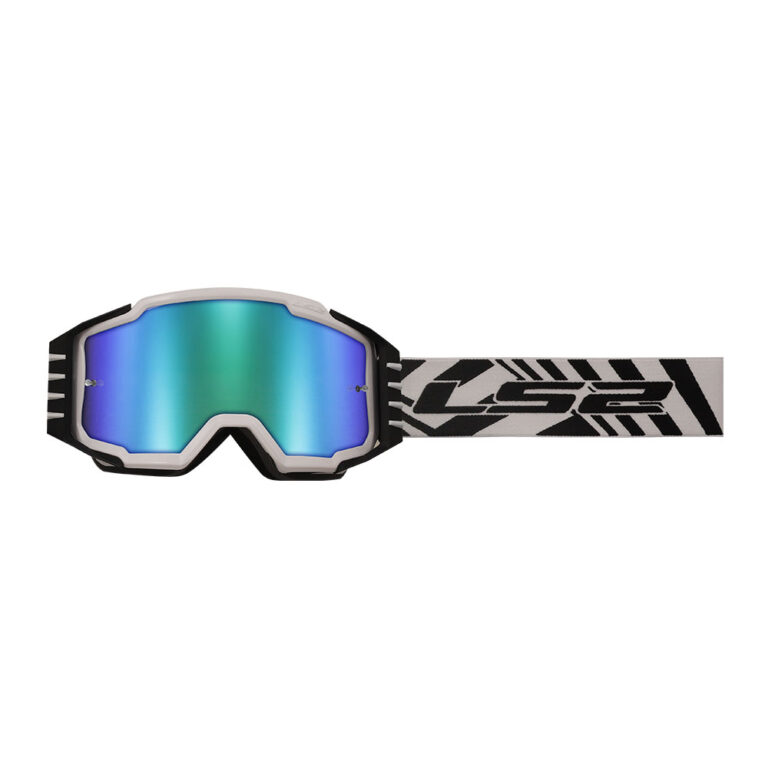 Moto Cross naočare dečije LS2 CHARGER PRO KID bele sa iridijum vizirom