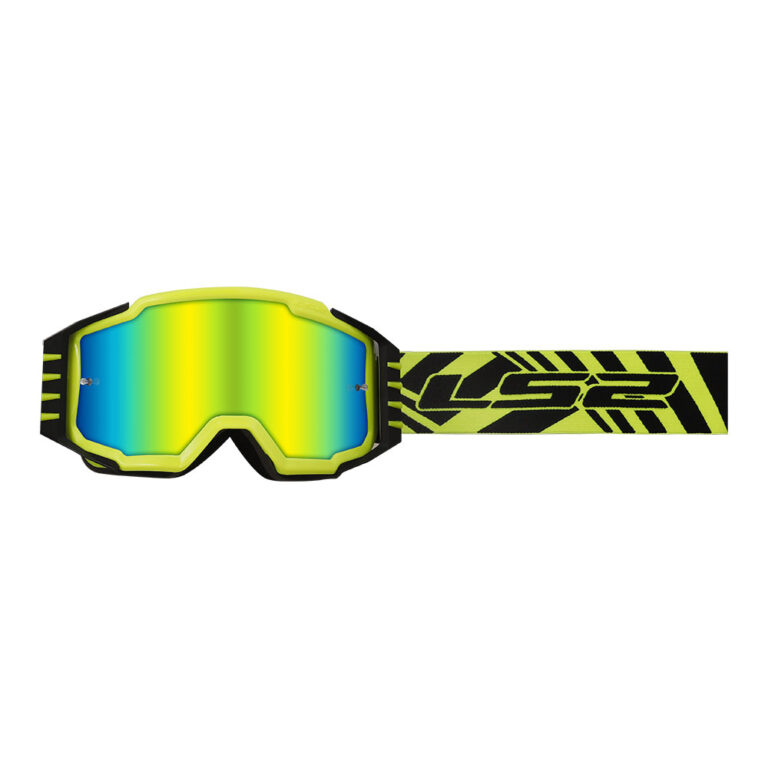 Moto Cross naočare dečije LS2 CHARGER PRO KID žute sa iridijum vizirom