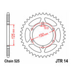 Lančanik zadnji JT JTR14-44 (525) 44 zuba