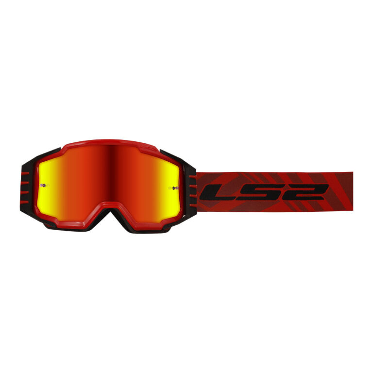 Moto Cross naočare dečije LS2 CHARGER PRO KID crvene sa iridijum vizirom