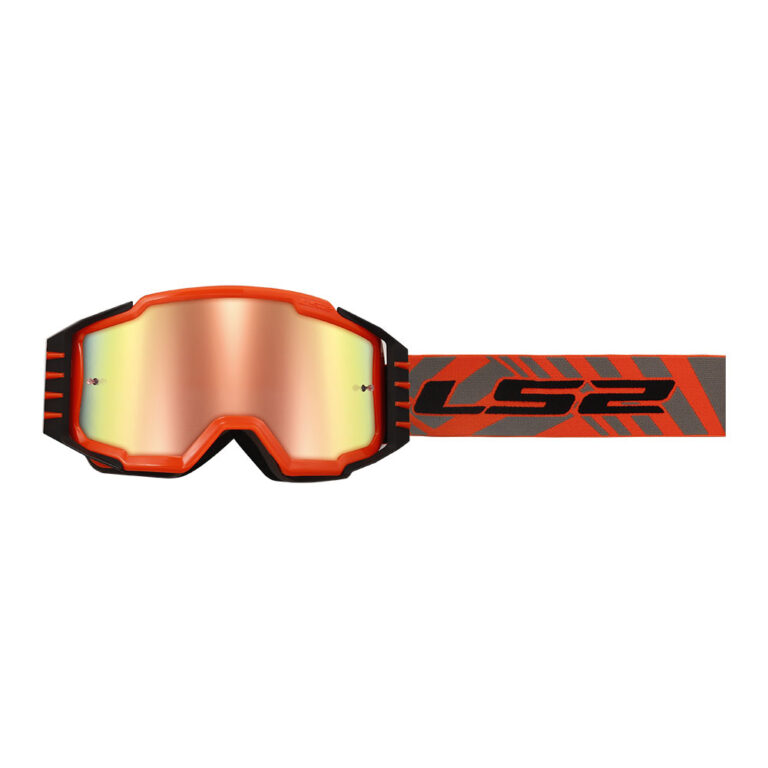 Moto Cross naočare dečije LS2 CHARGER PRO KID narandžaste sa iridijum vizirom