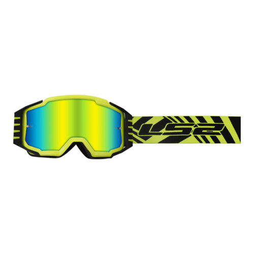 Moto Cross naočare dečije LS2 CHARGER PRO KID žute sa iridijum vizirom