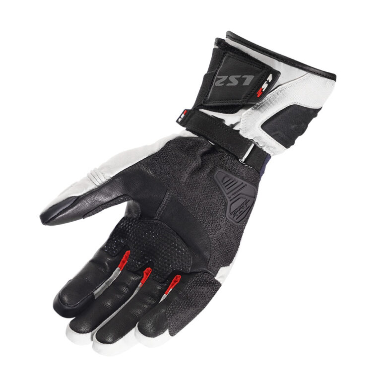 Rukavice LS2 NORDIC sivo plavo crvene
