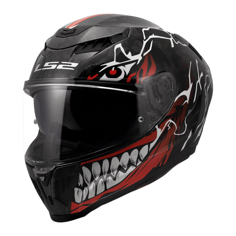 Kaciga LS2 Full Face FF807 DRAGON FC INCUBUS belo crvena