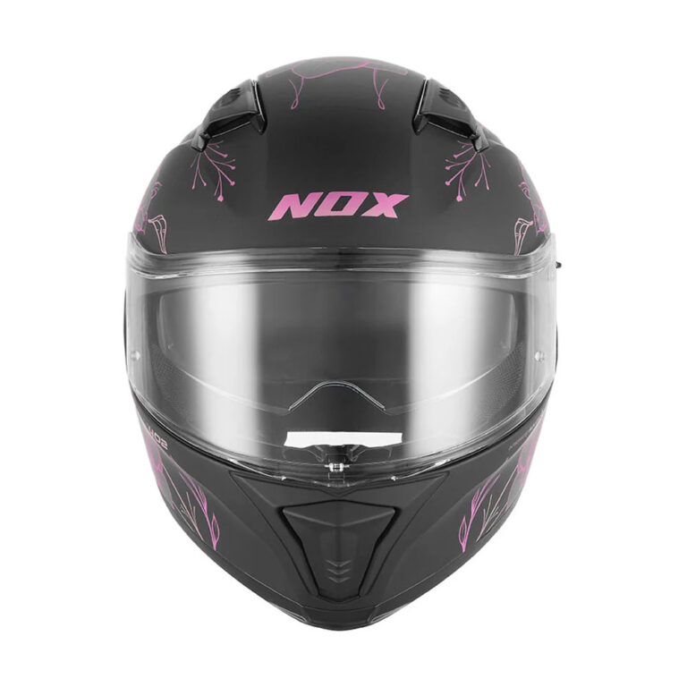 Kaciga NOX Full Face sa naočarima N402 SPRING roza mat
