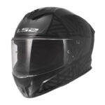 Kaciga LS2 Full Face FF820 RAPID III LABYRINTH crno siva