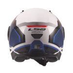 Kaciga LS2 Jet OF616 AIRFLOW II SOLAR belo plavo crvena